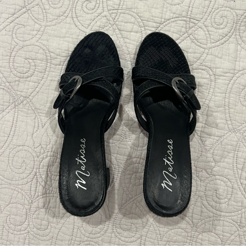 Matisse So Long Heel in Black